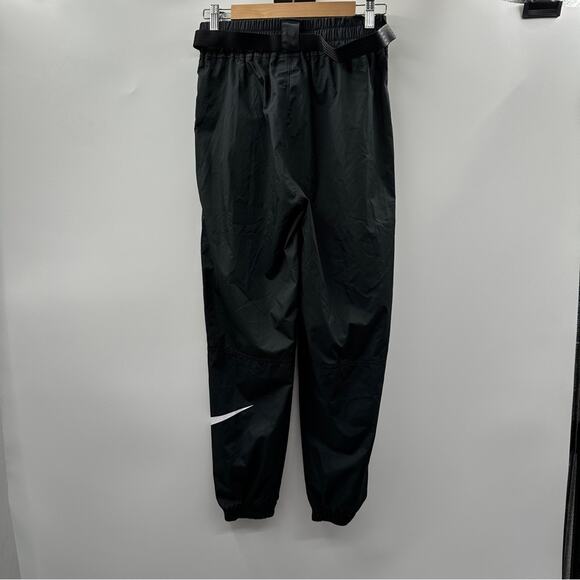 Nike Tech Pack Woven Belted Black & White Swoosh Jogger Pants‎ Size S - Picture 5 of 12